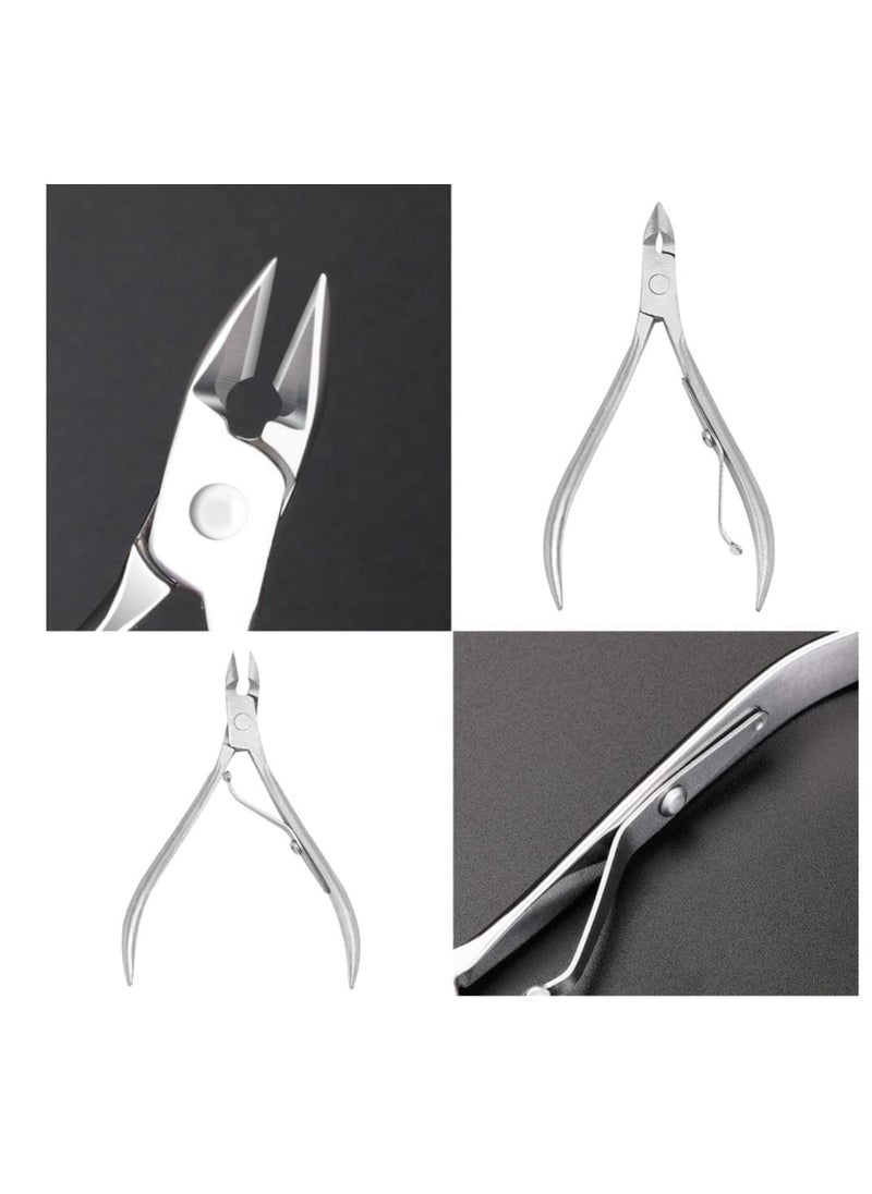 Germany Cuticle Nippers Stainless Steel Remover w/Sharp Cutting Edges for Trimming Tough Dry Skin & Callus - Best for Toenail & Fingernail Grooming - pzsku/Z602D11ADBA5A7E8BD5FCZ/45/1741329749/fd293e93-7bd8-4ab4-9970-12cd82c59478