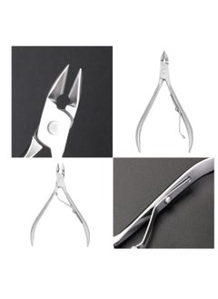 ECVV Germany Cuticle Nippers Stainless Steel Remover w/Sharp Cutting Edges for Trimming Tough Dry Skin & Callus - Best for Toenail & Fingernail Grooming  - Image 5