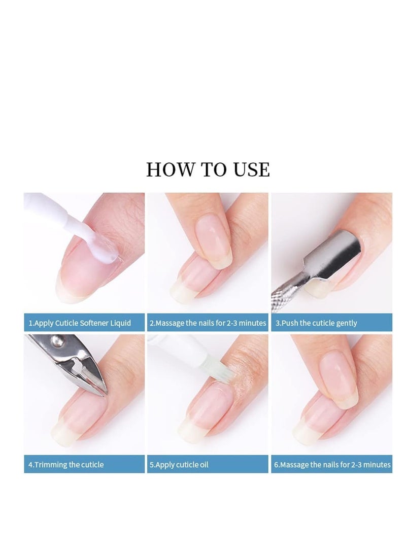 ECVV ECVV Germany Cuticle Nippers من الفولاذ المقاوم للصدأ مع حواف قطع حادة لتقليم الجلد الجاف القاسي والمسامير - الأفضل للعناية بأظافر القدمين واليدين  - Image 4