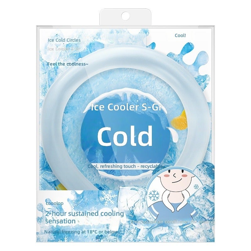 Summer Cooling Ice Ring - Portable Neck Cooler for Outdoor Sports