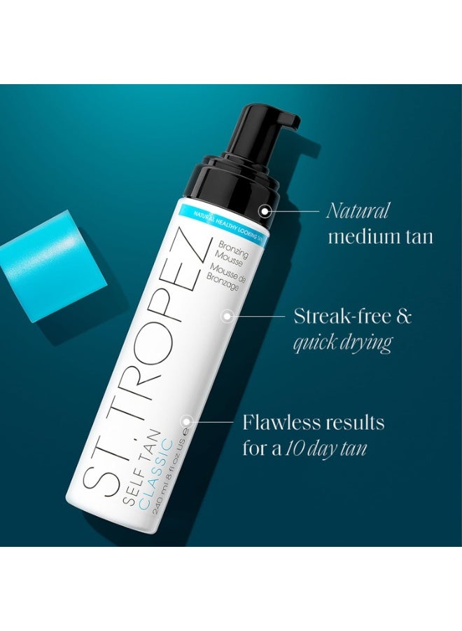 St.Tropez Classic Bronzing Self Tan Mousse for Streak-Free, Golden Tinted, Natural-Looking Tan, 8 Fl Oz - Image 2