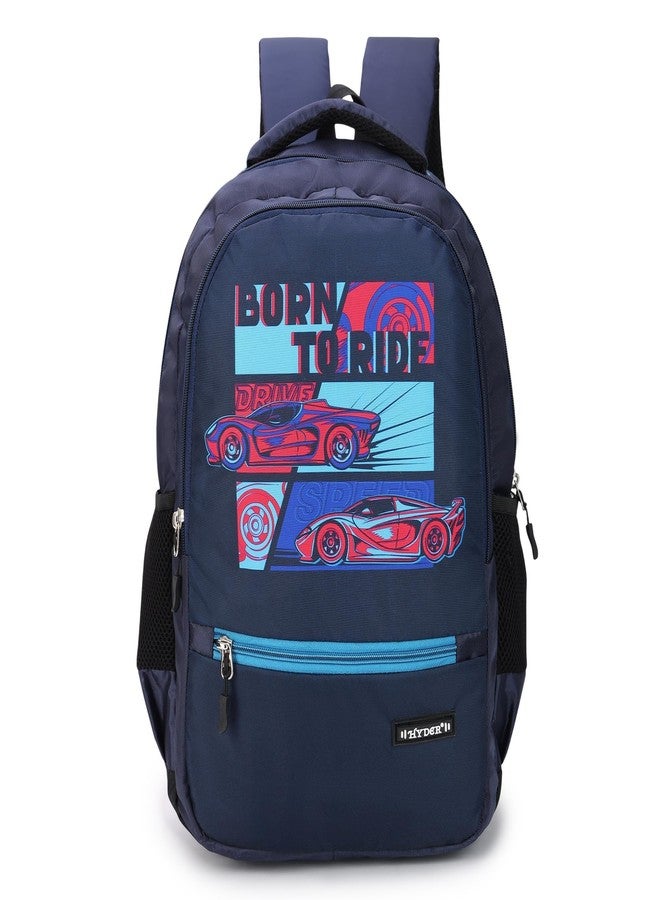 HYDER 40L Spark Latest And Trendy Stylish Waterproof College/Casual/School Bag/Backpack For Kids, Boys and Men | Best Bags For Everyday Use (Blue) - Image 1