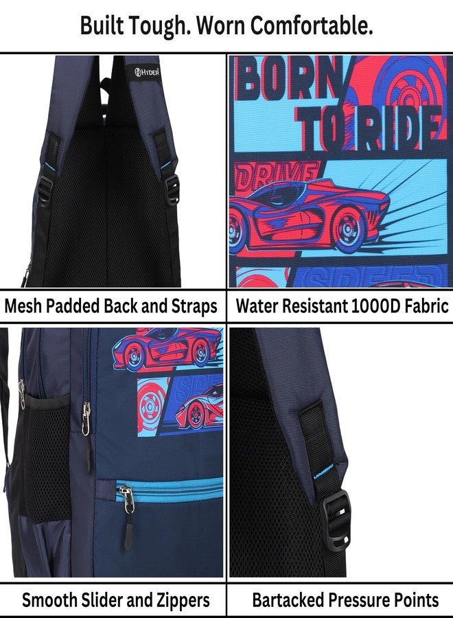 HYDER 40L Spark Latest And Trendy Stylish Waterproof College/Casual/School Bag/Backpack For Kids, Boys and Men | Best Bags For Everyday Use (Blue) - Image 5