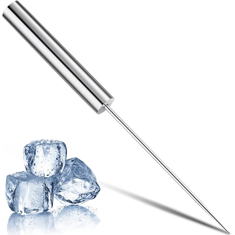 Stainless Steel Ice Pick Crusher Chisel Removal Pick Crushed Ice Tool for Kitchen Bars Bartender Picnics Camping and Restaurant14 Inch