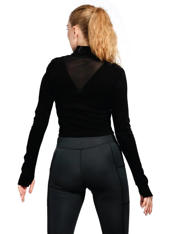 ZAECY Women's Full Sleeve Zip-Up Top