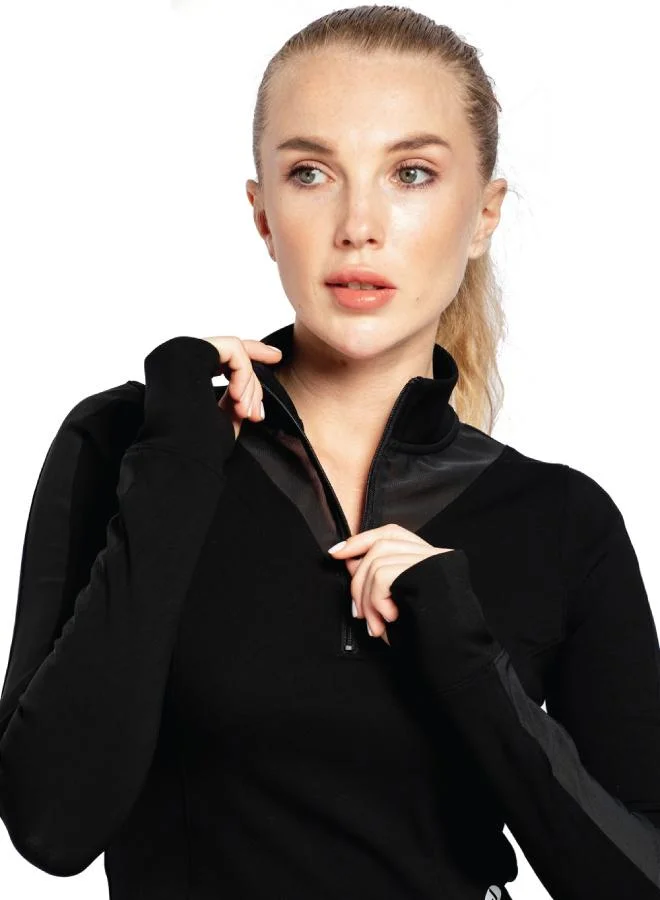 ZAECY Women's Full Sleeve Zip-Up Top