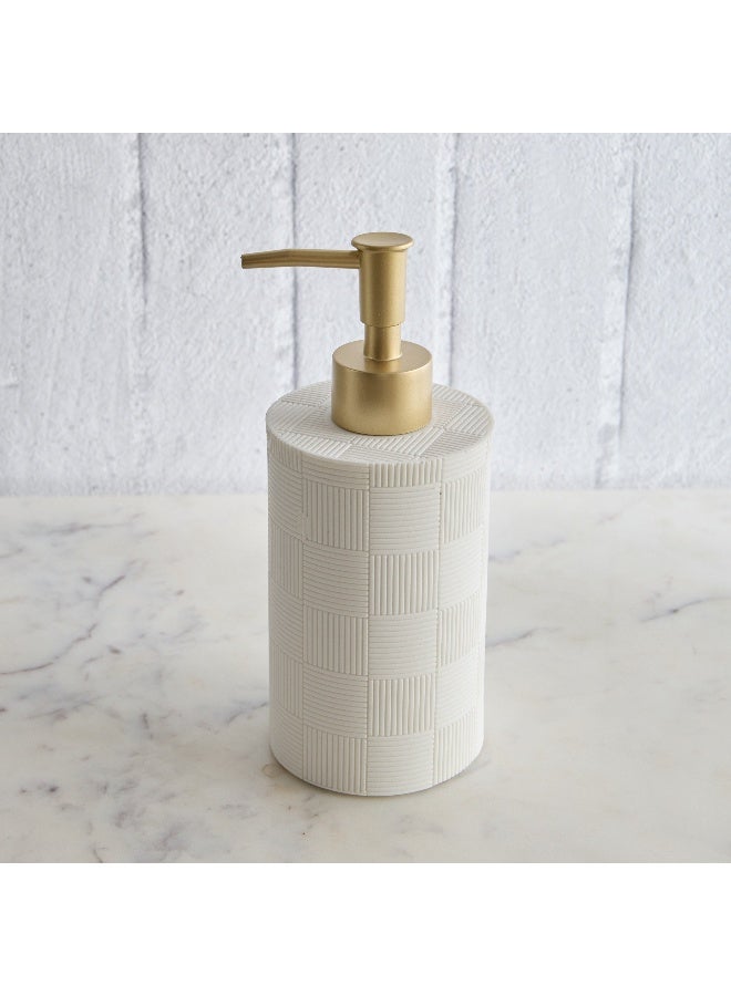 Home Box White Soap Dispenser with Gold Pump - Image 5