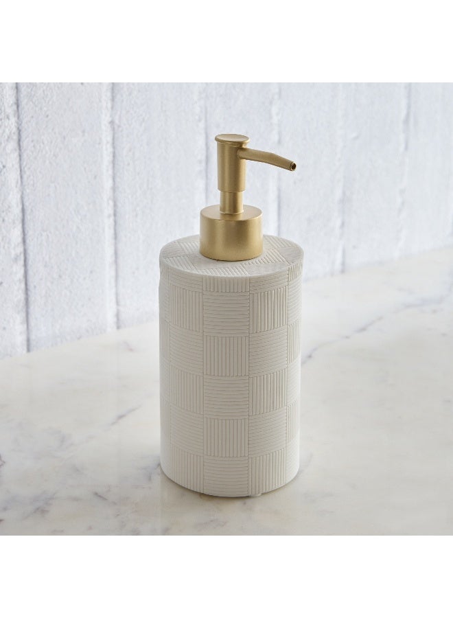Home Box White Soap Dispenser with Gold Pump - Image 4