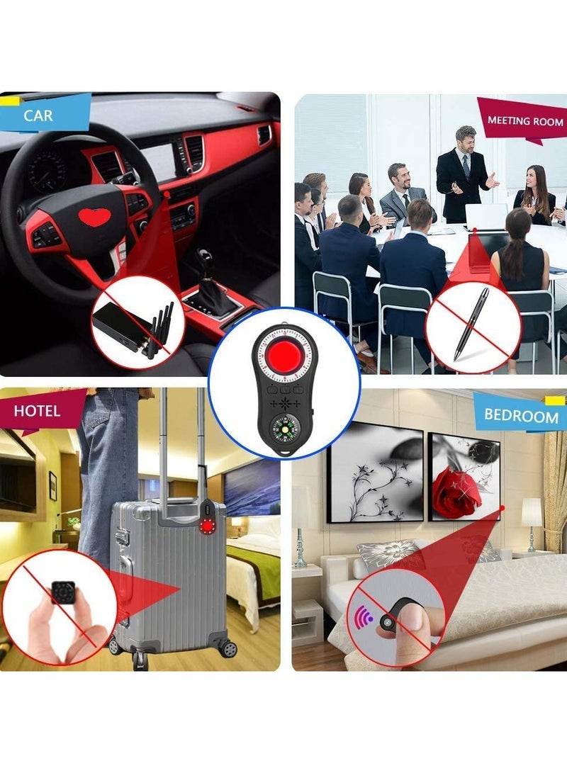 SYOSI Hidden Camera Detectors, Delicate Small Acceosories, Anti Spy Wireless Signal Scanner, Infrared Camera Sweeper, Listening Device Detector, Indoor use for Hotel/Home/Office/Travel - Image 3