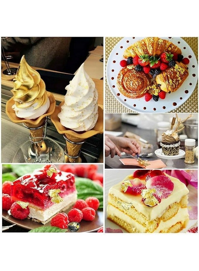 ASK VARK WALA 24K Pure Edible Gold VARK Golden Leaf [3X4] INCHES Gold Foils 20 Sheets For Cake Sweets Ayurvedic Medicine Face Treatment Anti Aging Spa - Image 5