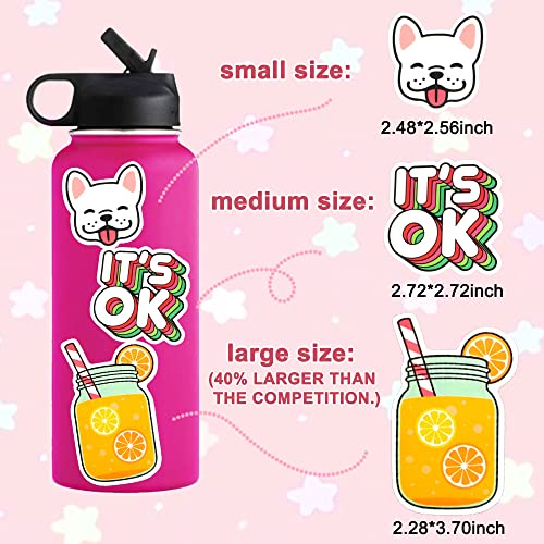 QTL 250pcs Cute Vinyl Stickers for Girls Stickers for Kids Teens Girls Easter Basket Stuffers Gifts Water Bottle Stickers for Hydroflask Waterproof - Image 5