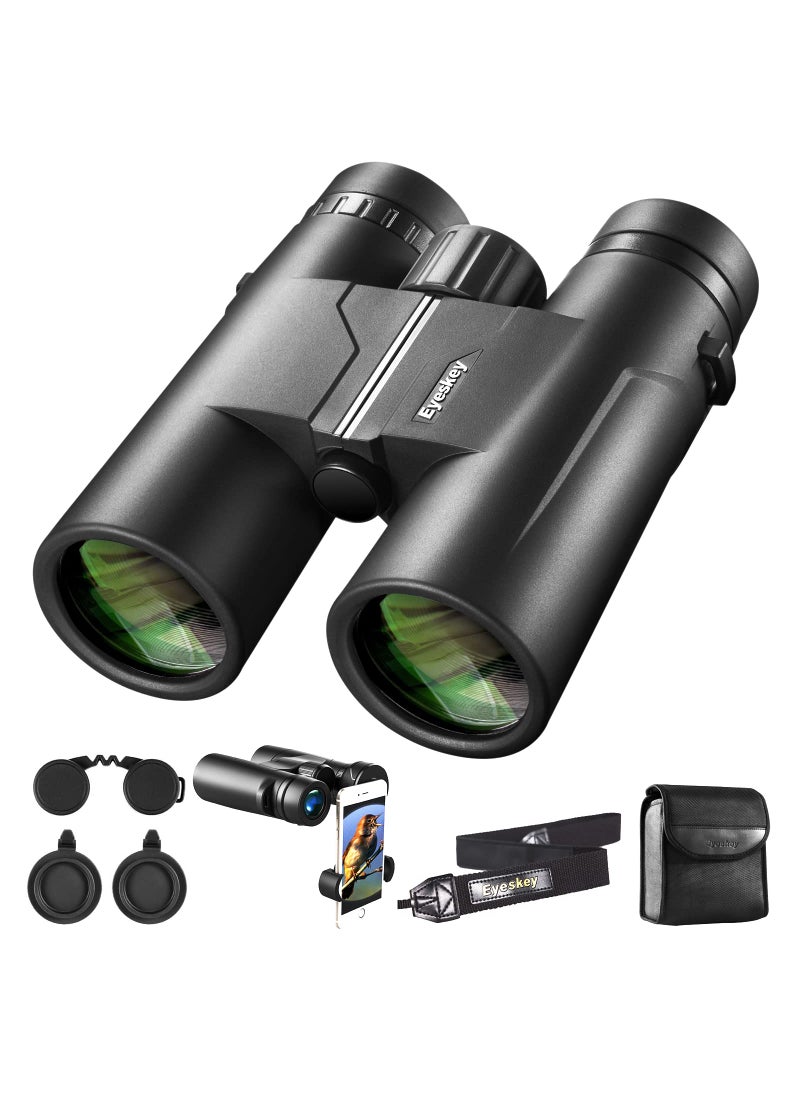 EYESKEY Binoculars for Adults with Upgraded Phone Adapter- Eyeskey Eaglet 12x42 HD Binoculars for Bird Watching Hunting Nature Widelife, Completely Waterproof and fogproof Meet All Your Needs  - Image 1