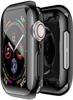Coteetci Coteetci CS7060 Watch Case & Silicone Full Body Thermoplastic Screen Protector (44mm) - Black 