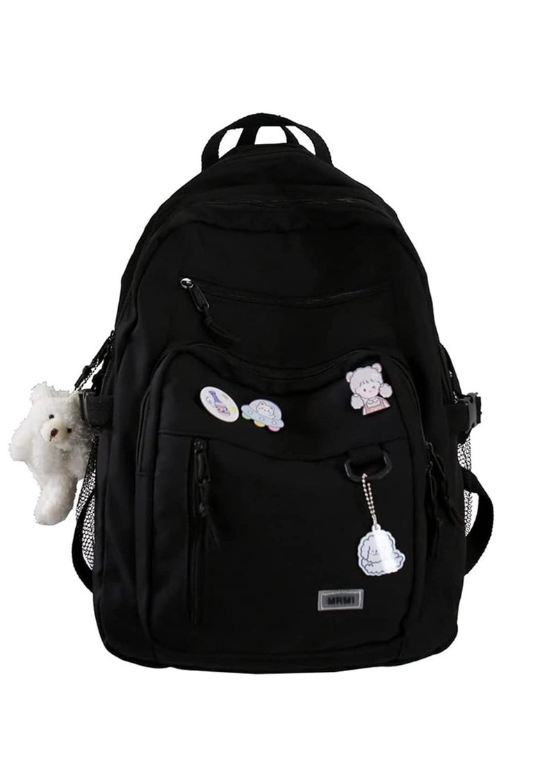 MIXDE School Backpack Teen Lightweight College Daypack for Teens Girls Women Students  - Image 1