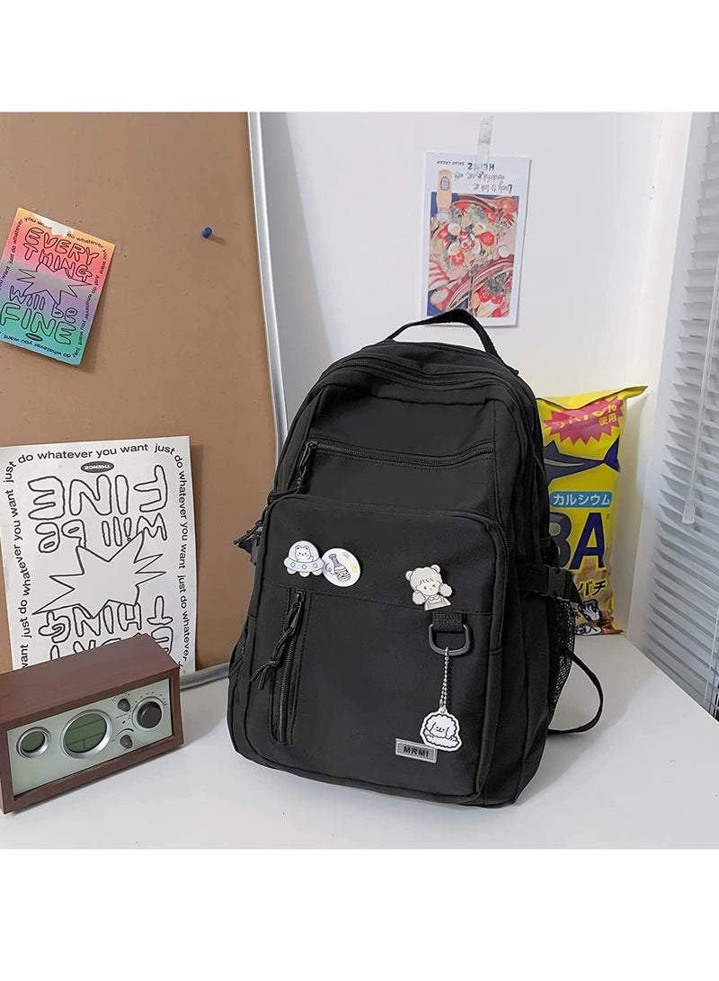 MIXDE School Backpack Teen Lightweight College Daypack for Teens Girls Women Students  - Image 3