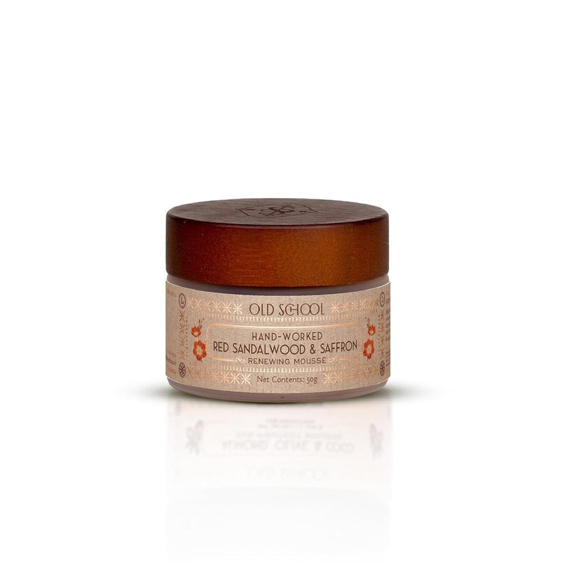 OLD SCHOOL Rituals Red Sandalwood  Saffron AgeDefying Face MoisturiserFor Dull Or Mature SkinHydrating Mousse50GReduces Fine Lines  WrinklesEnhances Youthful Radiance - Image 1