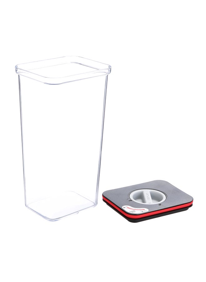 Neoflam Smart Seal Dry Food Storage Clear/Red/White 3.6Liters - Image 4