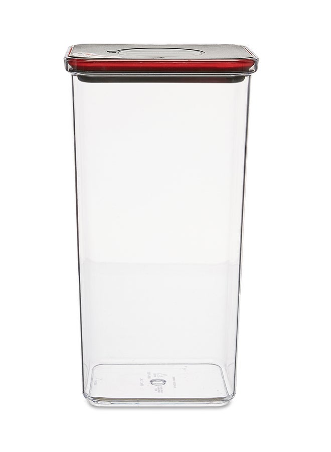 Neoflam Smart Seal Dry Food Storage Clear/Red/White 3.6Liters - Image 1