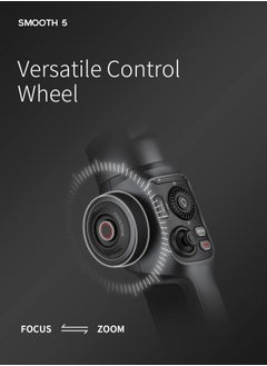 KASTWAVE Smooth 5, Gimbal Stabilizer for iPhone Android Smartphones Gimbal 3 Axis with Tripod for Vlog YouTube TikTok Instagram Live Video, Standard Package  - Image 3
