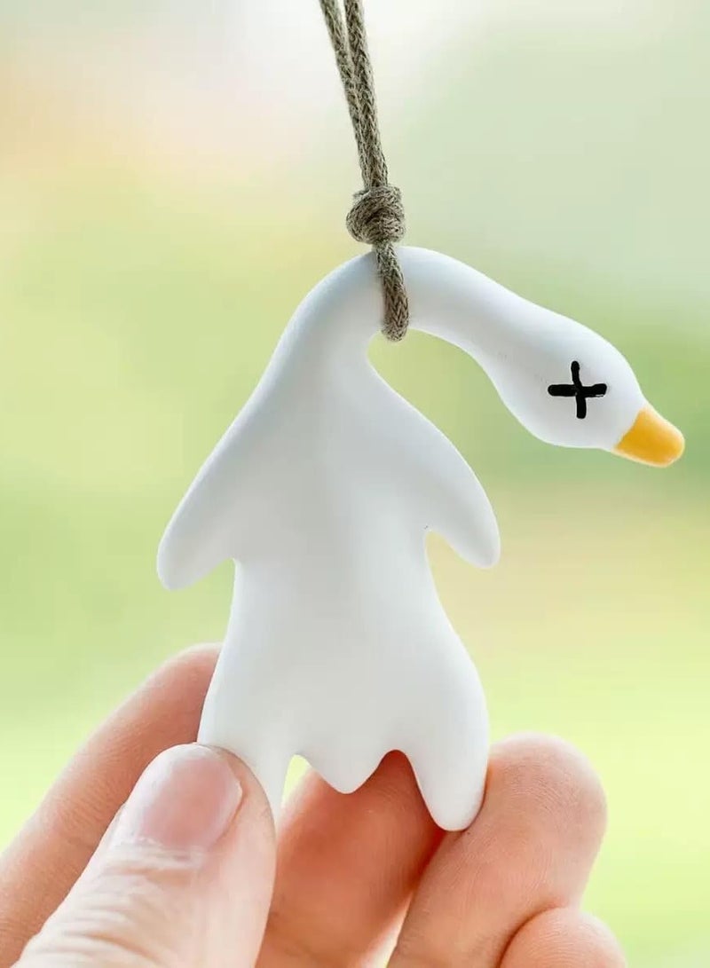 Generic Color Changing Duck Pendant,UV Color Changing Car Pendant, Discoloration Duck,Rearview Mirror Hanging Decoration,Farbwechsel in the Sun,for Cars, Bicycles (2PCS)  - Image 3