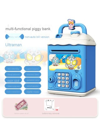 797/Blue Cartoon Ultraman Battery Version {Multi-Function Manual Door Opening} Comes with a Gift Package