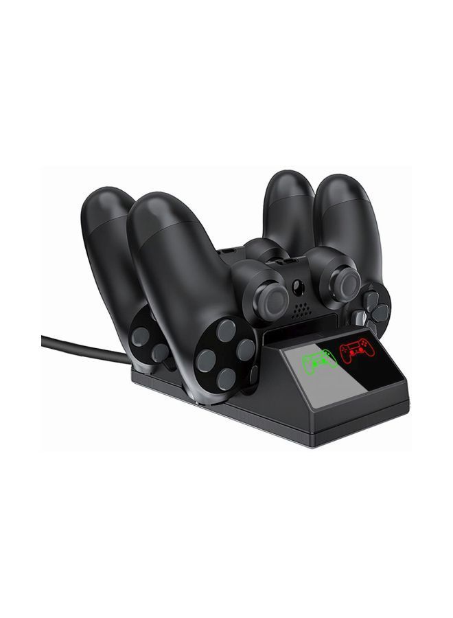NIBEMINENT Dual Wired Charging Dock Station For PlayStation 4 Controllers  - Image 4