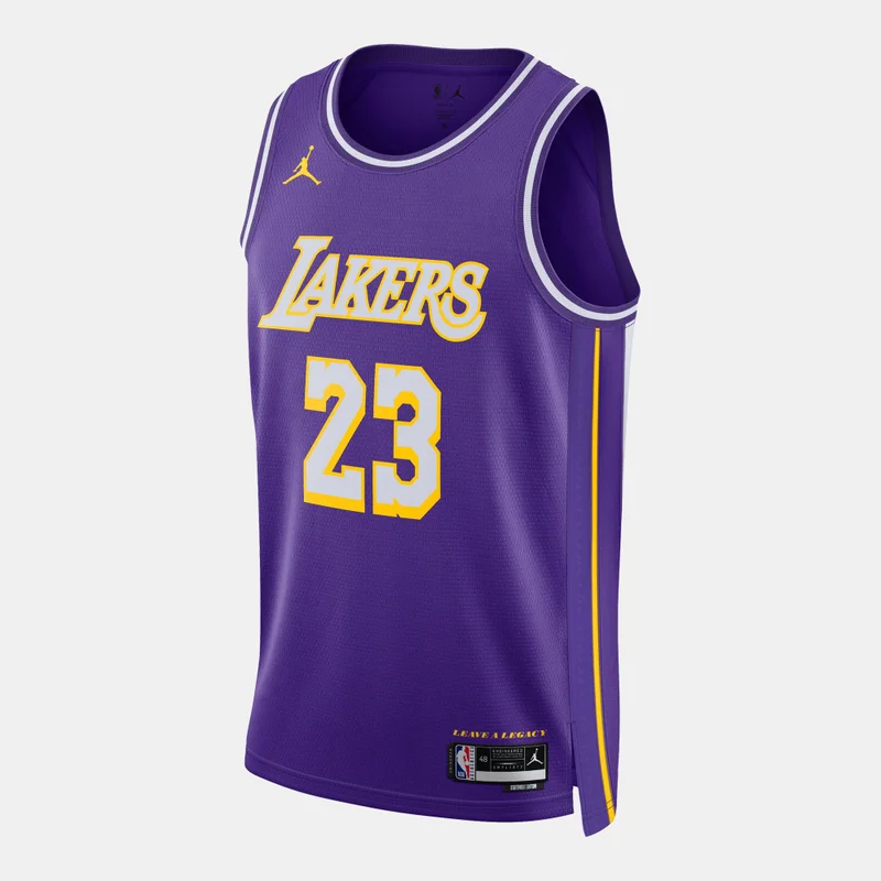 Nike Purple Men's NBA 25/26 Los Angeles Lakers Statement Edition Swingman Basketball Jersey for Men | Best Price UAE