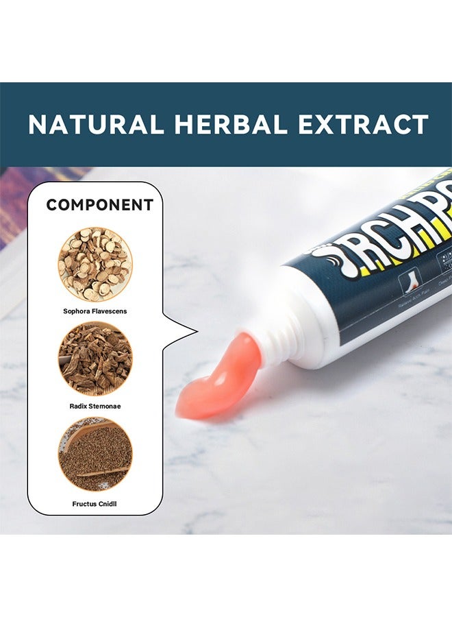 Sumifun Arch Pain Relief Cream, HeelAid Plantar Fasciitis Brush-On Heel Pain Relief, Deep To Calm Inflammation Of The Fascia 20G - Image 3