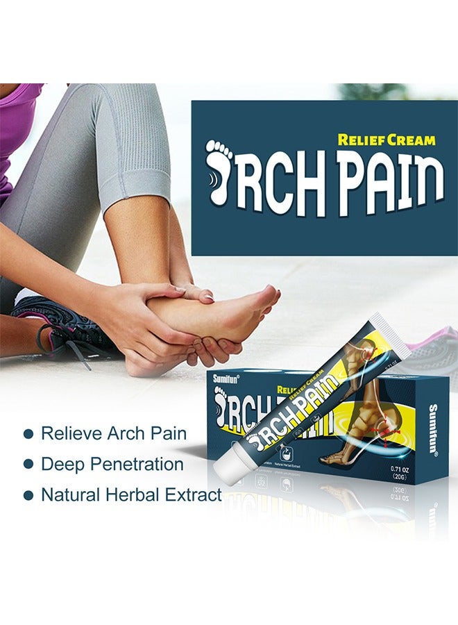 Sumifun Arch Pain Relief Cream, HeelAid Plantar Fasciitis Brush-On Heel Pain Relief, Deep To Calm Inflammation Of The Fascia 20G - Image 5