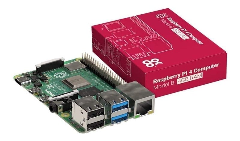 Raspberry Pi Raspberry Pi 4 Model B 2019 Quad Core 64 Bit WiFi Bluetooth (4GB) - Image 2