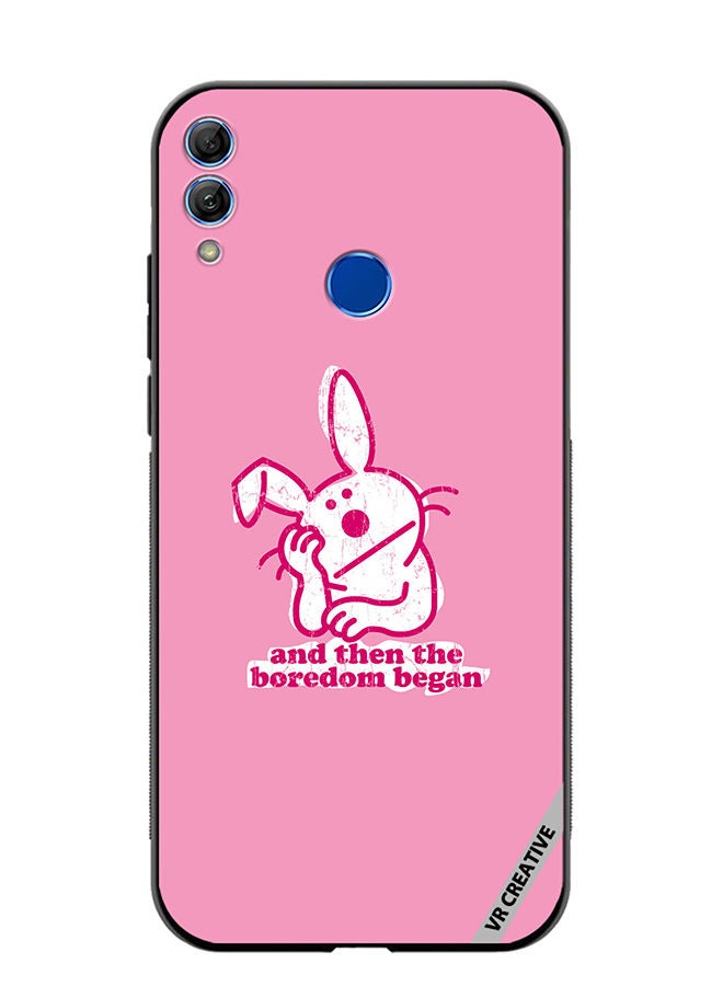 Protective Case Cover For Honor 10 Lite And The Boredom Began Design Multicolour