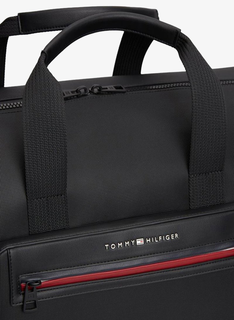 TOMMY HILFIGER Metal Logo Duffel Bag - Image 4