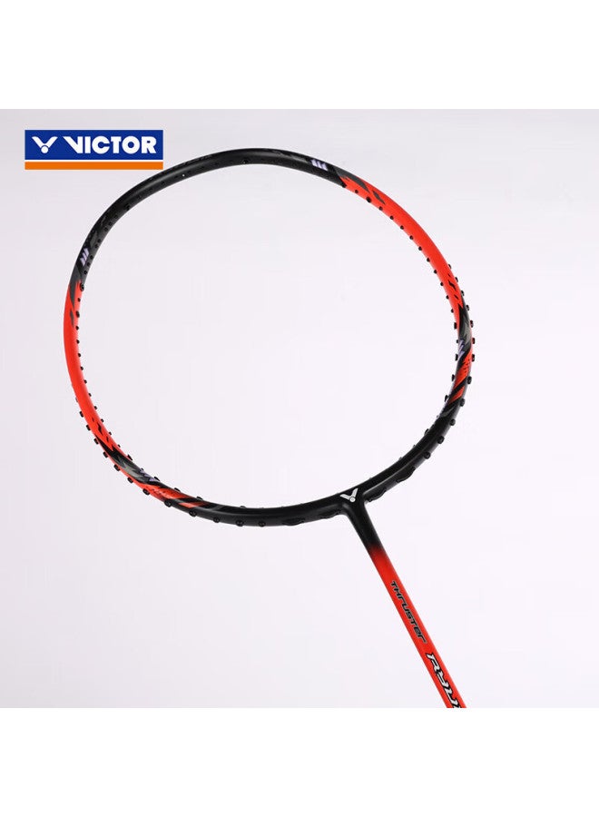 Victor Badminton Racket, Carbon Fiber Offensive Single Racket, Dragon Tooth Tk-ryuga Cls, Black, 4u Pre-strung - Image 2