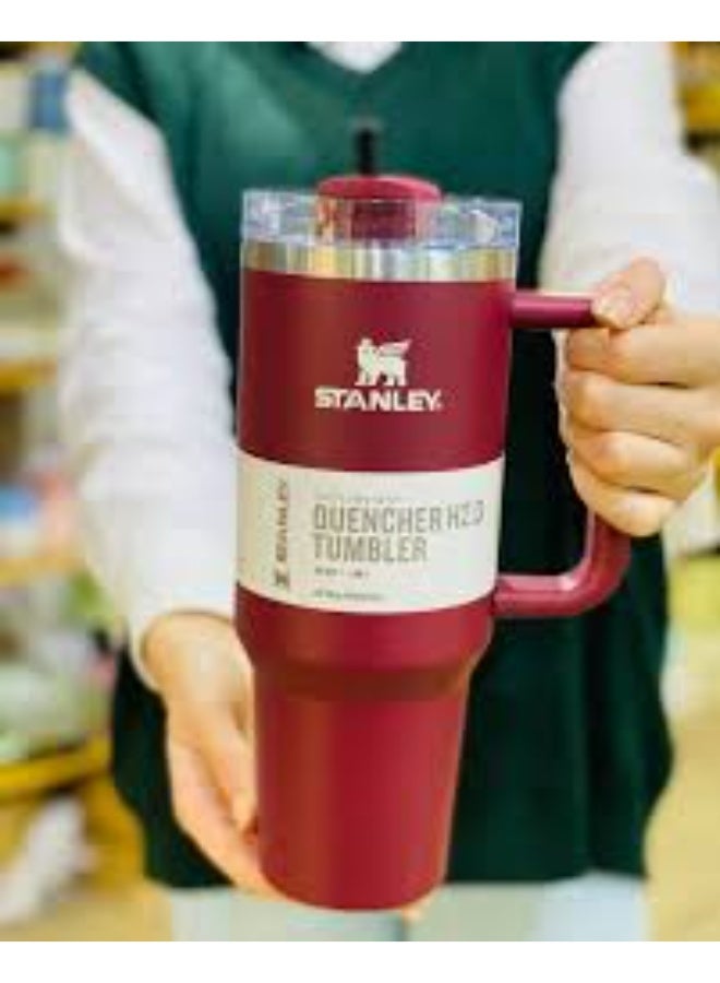 Stanley 1.18 ML Flow Star Tumbler - Stylish design made of SUS 304 stainless steel with a tight lid and straw, keeps hot and cold - Image 1