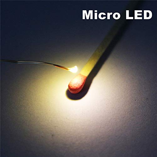 Bowerful 25pcs Pre-soldered Micro Litz Wired Leads Warm White SMD Led 0603 + Muti-Resistor New - Image 4