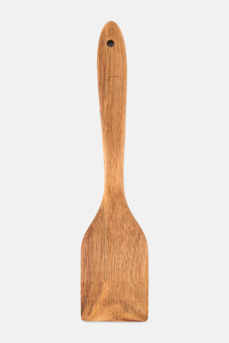 Bombay Acacia Wooden Solid Turner 30 L cm, Dark Beige - Image 3