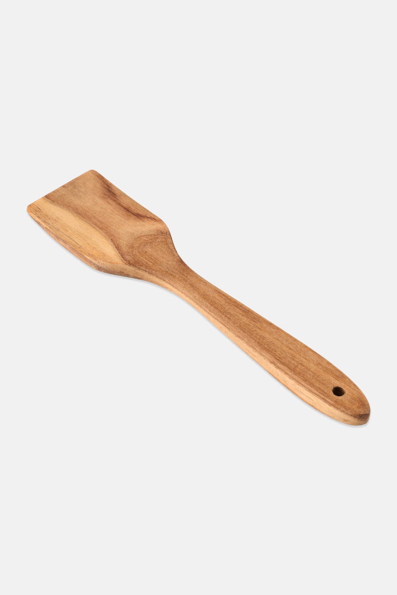 Bombay Acacia Wooden Solid Turner 30 L cm, Dark Beige - Image 4