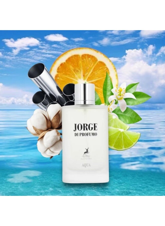 MAISON ALHAMBRA Jorge Di Profumo AQUA  For Men EDP 100ml - Image 2