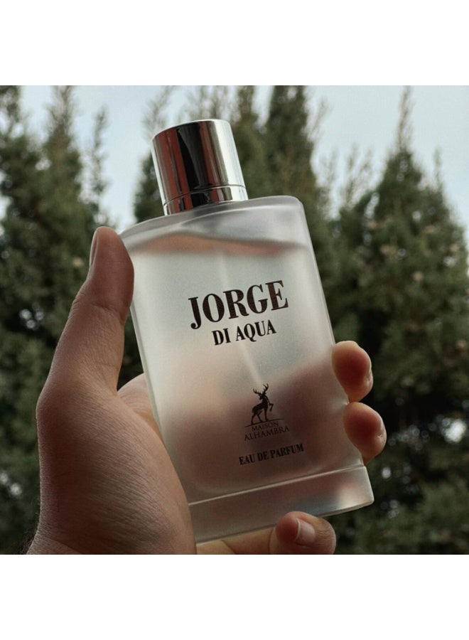 MAISON ALHAMBRA Jorge Di Profumo AQUA  For Men EDP 100ml - Image 5