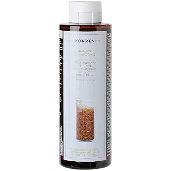 KORRES SHAMPOO RICE PROTEINS AND LINDEN FOR THIN AND FINE HAIR 250 ML
