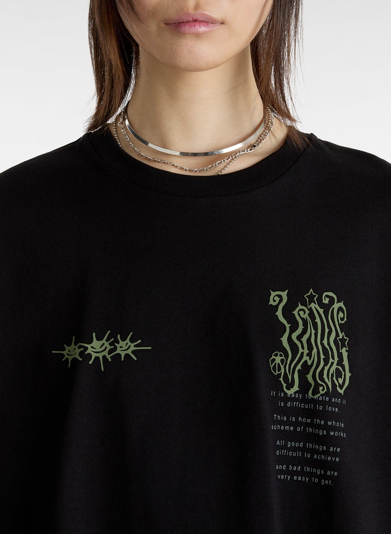 VANS Skate Difficult Loves Relaxed Crop T-Shirt - Image 3