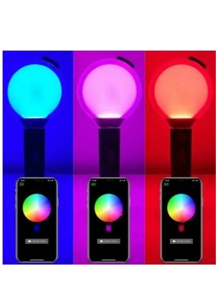 ماركة غير محددة - Lightstick BTS Army Bomb V4 متوافق مع تطبيق Bluetooth - Image 1