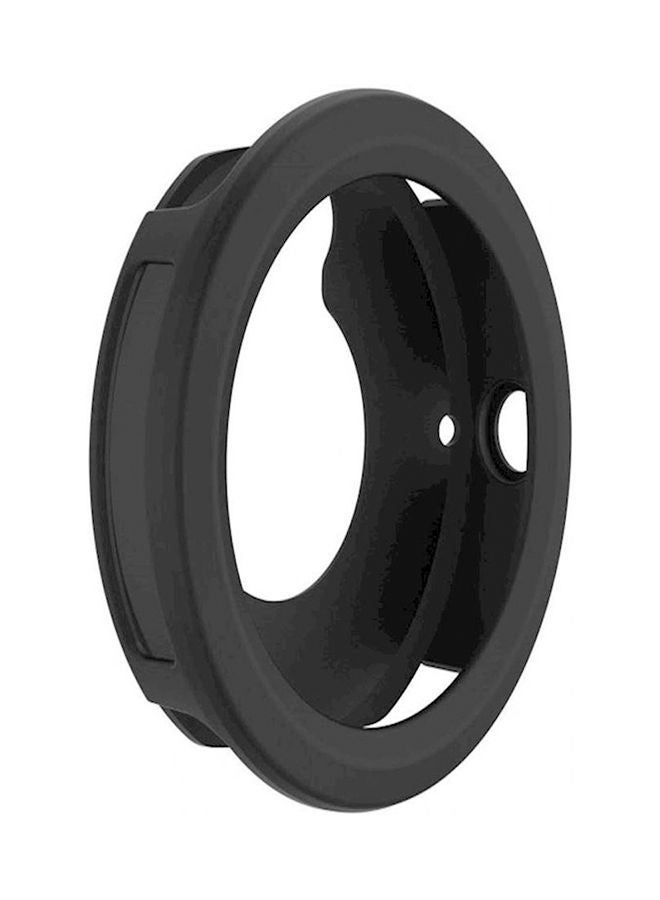 NIBEMINENT Garmin Vivoactive 3 Silicone Protective Case Cover For Smart Watch Black - Image 1