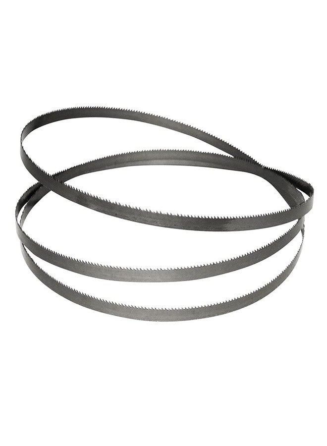 باورتيك شفرات منشار شريطي من POWERTEC مقاس 62 بوصة، مقاس 3/8 بوصة × 10 TPI لمنتجات Wen وRyobi وGrizzly وSkil وSears Craftsman ومنشار شريطي من POWERTEC مقاس 9 بوصة لأعمال النجارة، عبوة من 3 قطع (13134-3P) - Image 2