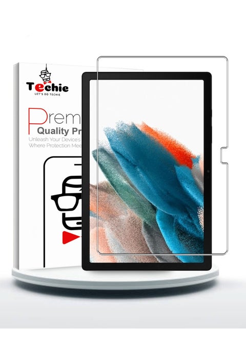 HD Tempered Glass Screen Protector for Samsung Galaxy Tab A8 10.5 Inch - Anti Reflection Anti Bubbles 9H Hardness 0.33 mm Rounded Edges Easy Installation