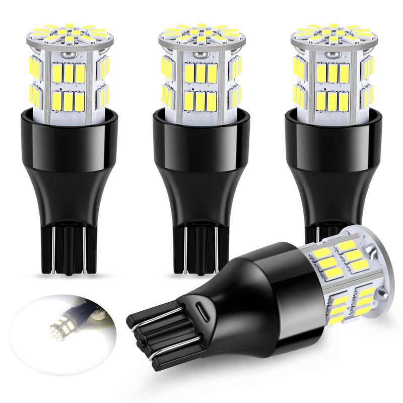 iFunyLED 4PCS 912 921 LED Bulb Back Up Reverse Light 12V24V Super Bright T15 906 904 902 922 W16W LED Replacement Light Kit Set for for Car Back Up Reverse Turn Signal Parking Lights Xenon White - Image 3