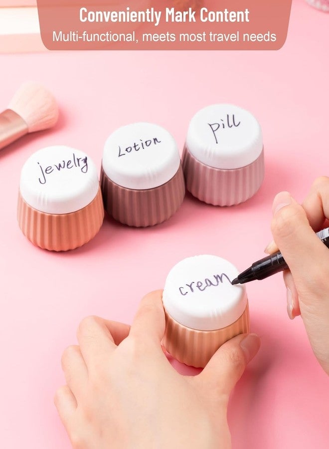 Tusmad 4 Pack Cream Jars - 40ml Leak-Proof Toiletry Containers with Lids, BPA-Free Cosmetic Jars for Face, Hand & Body Creams, Lotions, and Travel Accessories Organizer Creams Jars Carrying - Image 3