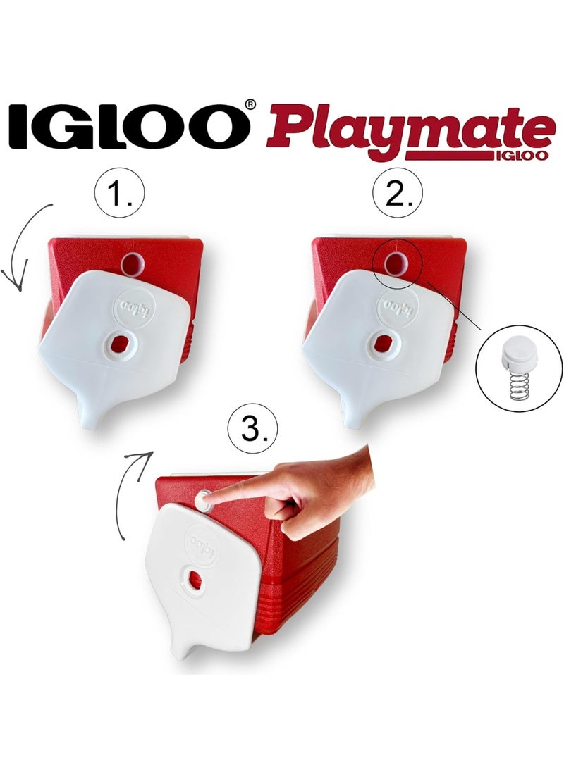 Igloo Igloo Playmate Cooler Replacement Button and Spring  - Image 5