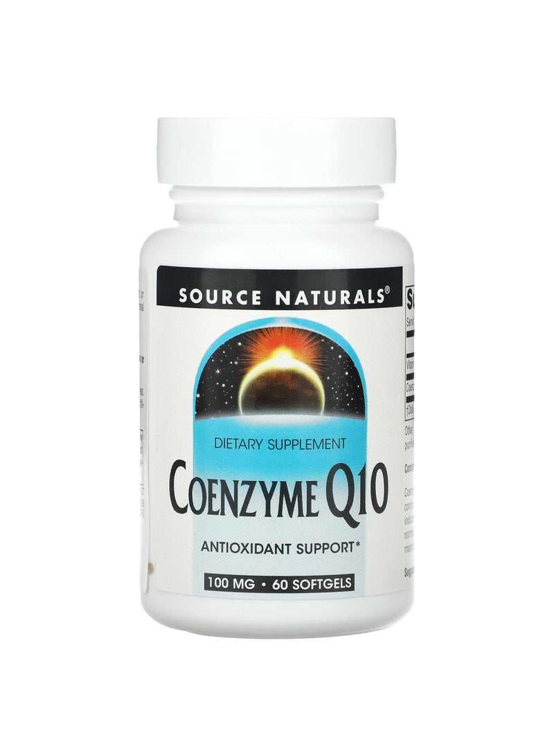 Coenzyme Q10, 100 mg, 60 Softgels