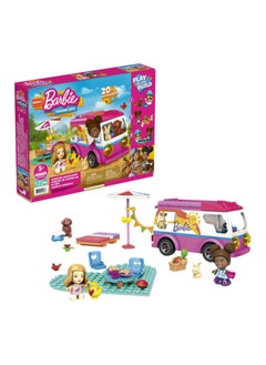MEGA CONSTRUX Barbie Adventure Dream Camper Building Set GWR35  - Image 1